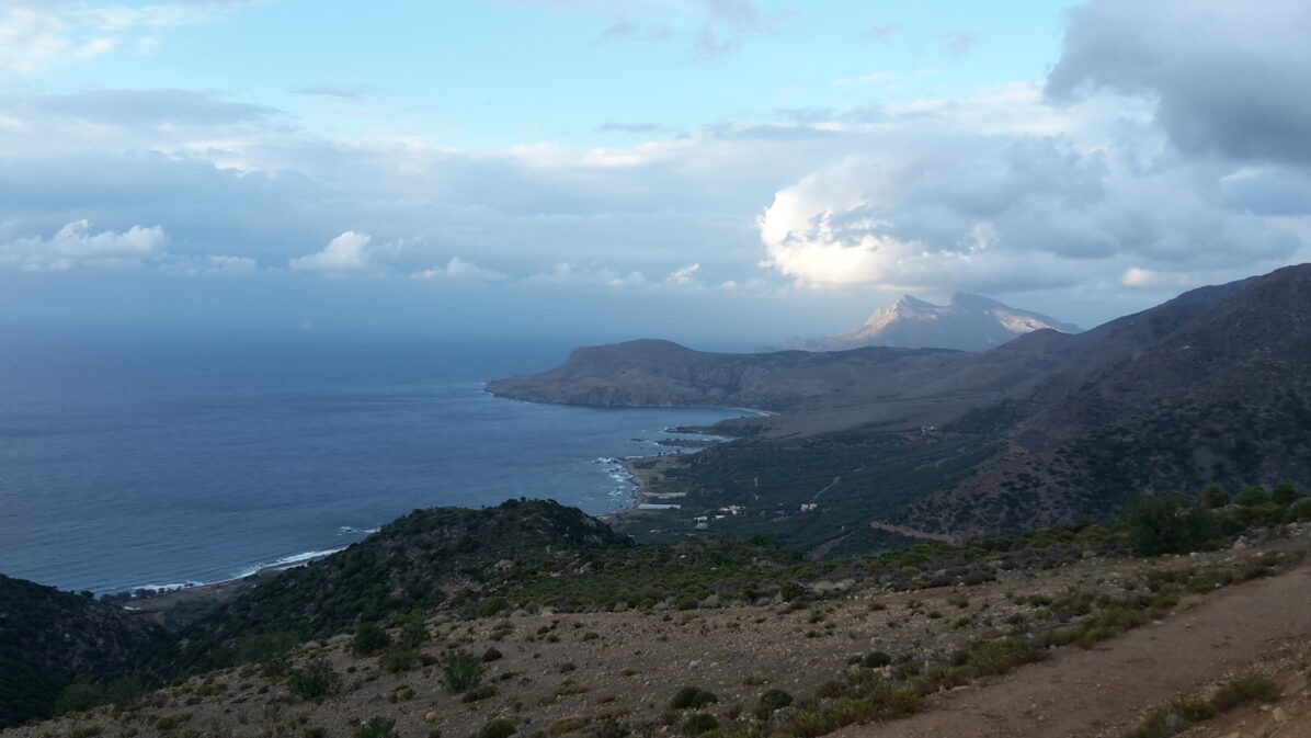 Crete-sea and mountain view Crete-sea and mountain view