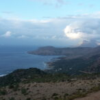 Crete-sea and mountain view